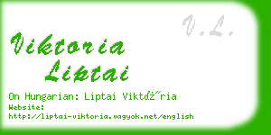 viktoria liptai business card